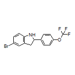 5-Bromo-2-[4-(trifluoromethoxy)phenyl]indoline