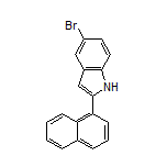 5-Bromo-2-(naphthalen-1-yl)-1H-indole