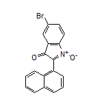 5-Bromo-2-(naphthalen-1-yl)-3-oxo-3H-indole 1-Oxide