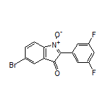 5-Bromo-2-(3,5-difluorophenyl)-3-oxo-3H-indole 1-Oxide