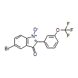 5-Bromo-3-oxo-2-[3-(trifluoromethoxy)phenyl]-3H-indole 1-Oxide