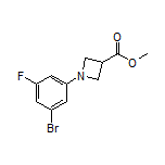 Methyl 1-(3-Bromo-5-fluorophenyl)azetidine-3-carboxylate