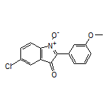 5-Chloro-2-(3-methoxyphenyl)-3-oxo-3H-indole 1-Oxide