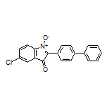 2-(4-Biphenylyl)-5-chloro-3-oxo-3H-indole 1-Oxide