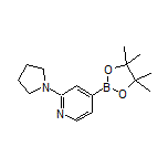 2-(Pyrrolidin-1-yl)pyridine-4-boronic Acid Pinacol Ester