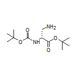 tert-Butyl (R)-3-Amino-2-(Boc-amino)propanoate