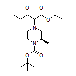 Ethyl 2-[(R)-4-Boc-3-methylpiperazin-1-yl]-3-oxopentanoate