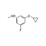 3-Cyclopropoxy-5-fluoro-N-methylaniline