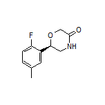 (R)-6-(2-Fluoro-5-methylphenyl)morpholin-3-one
