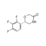 (S)-6-(2,3,4-Trifluorophenyl)morpholin-3-one