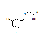 (R)-6-(3-Chloro-5-fluorophenyl)morpholin-3-one