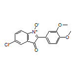5-Chloro-2-(3,4-dimethoxyphenyl)-3-oxo-3H-indole 1-Oxide