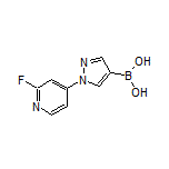 1-(2-Fluoropyridin-4-yl)-1H-pyrazole-4-boronic Acid