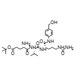 tert-Butyl (S)-4-Amino-5-[[(S)-1-[[(S)-1-[[4-(hydroxymethyl)phenyl]amino]-1-oxo-5-ureidopentan-2-yl]amino]-3-methyl-1-oxobutan-2-yl]amino]-5-oxopentanoate