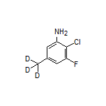 2-Chloro-3-fluoro-5-(methyl-d3)aniline