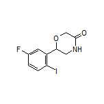 6-(5-Fluoro-2-iodophenyl)morpholin-3-one