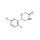 (S)-6-(5-Fluoro-2-iodophenyl)morpholin-3-one
