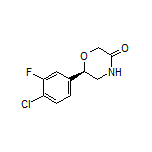 (R)-6-(4-Chloro-3-fluorophenyl)morpholin-3-one