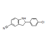 2-(4-Chlorophenyl)indoline-5-carbonitrile