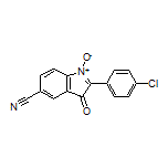 2-(4-Chlorophenyl)-5-cyano-3-oxo-3H-indole 1-Oxide