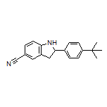 2-[4-(tert-Butyl)phenyl]indoline-5-carbonitrile