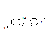 2-(4-Methoxyphenyl)-1H-indole-5-carbonitrile