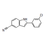2-(3-Chlorophenyl)-1H-indole-5-carbonitrile
