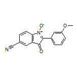 5-Cyano-2-(3-methoxyphenyl)-3-oxo-3H-indole 1-Oxide