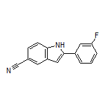 2-(3-Fluorophenyl)-1H-indole-5-carbonitrile