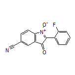 5-Cyano-2-(2-fluorophenyl)-3-oxo-3H-indole 1-Oxide