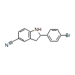 2-(4-Bromophenyl)indoline-5-carbonitrile