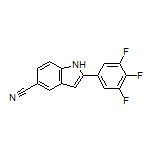 2-(3,4,5-Trifluorophenyl)-1H-indole-5-carbonitrile