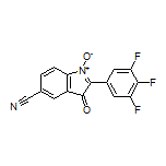 5-Cyano-3-oxo-2-(3,4,5-trifluorophenyl)-3H-indole 1-Oxide