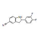 2-(3,4-Difluorophenyl)indoline-5-carbonitrile