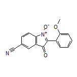 5-Cyano-2-(2-methoxyphenyl)-3-oxo-3H-indole 1-Oxide