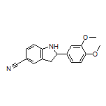 2-(3,4-Dimethoxyphenyl)indoline-5-carbonitrile