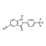 5-Cyano-3-oxo-2-[4-(trifluoromethyl)phenyl]-3H-indole 1-Oxide
