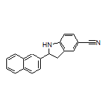 2-(Naphthalen-2-yl)indoline-5-carbonitrile