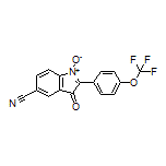 5-Cyano-3-oxo-2-[4-(trifluoromethoxy)phenyl]-3H-indole 1-Oxide