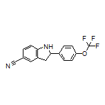 2-[4-(Trifluoromethoxy)phenyl]indoline-5-carbonitrile