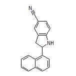 2-(Naphthalen-1-yl)indoline-5-carbonitrile
