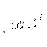 2-[3-(Trifluoromethoxy)phenyl]-1H-indole-5-carbonitrile
