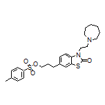 3-[3-[2-(Azepan-1-yl)ethyl]-2-oxo-2,3-dihydrobenzo[d]thiazol-6-yl]propyl Tosylate