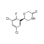 (R)-6-(3,5-Dichloro-2-fluorophenyl)morpholin-3-one