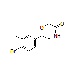 6-(4-Bromo-3-methylphenyl)morpholin-3-one