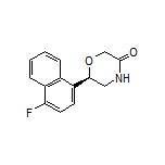 (R)-6-(4-Fluoro-1-naphthyl)morpholin-3-one