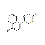 (S)-6-(4-Fluoro-1-naphthyl)morpholin-3-one