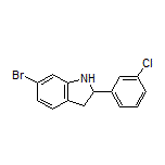6-Bromo-2-(3-chlorophenyl)indoline