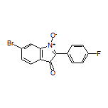 6-Bromo-2-(4-fluorophenyl)-3-oxo-3H-indole 1-Oxide