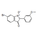 6-Bromo-2-(3-methoxyphenyl)-3-oxo-3H-indole 1-Oxide